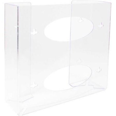 TRIPPNT TrippNT„¢ Double Two Sided Clear Glove Box Holder, PETG Plastic, 11"W x 4"D x 10"H 51144